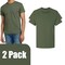 Gildan Ultra Cotton Plain T-Shirt for Men, Short Sleeve Military Green Craft Blank Tee